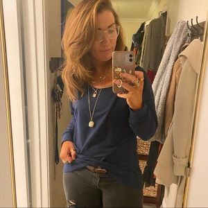 Navy Blue Loose sweater